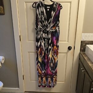 CHICO"S Multicolor Sleeveless Women's MAXI Dress